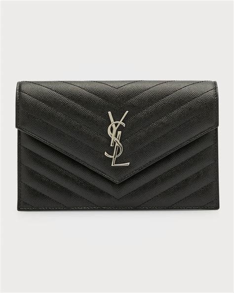 wallet and chain ysl|ysl small wallet on chain.